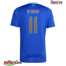 Camiseta Argentina Angel Di Maria #11 Visitante Equipación Copa America 2024 manga corta